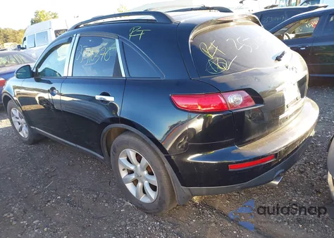 2005 Infiniti Fx35 из США, поврежденный, VIN JNRAS08W35X216463